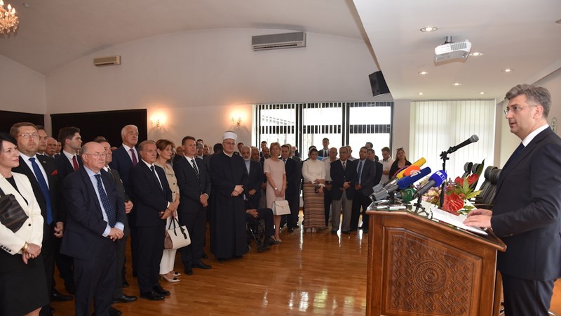 Predsjednik Vlade u Islamskom centru: Hrvatska pokazuje kvalitetan model integracije Islamske zajednice u društvo